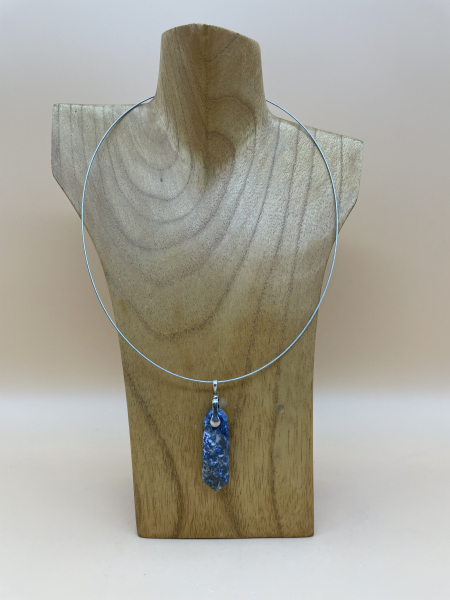 Ultramarin-Lapis Anhänger „grainy Lapis“